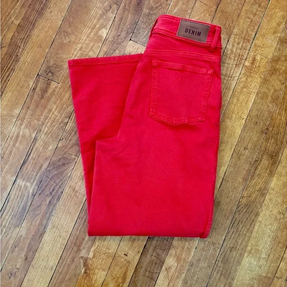 Sézane Red Le Crop Denim, 6 - Picture 6 of 6